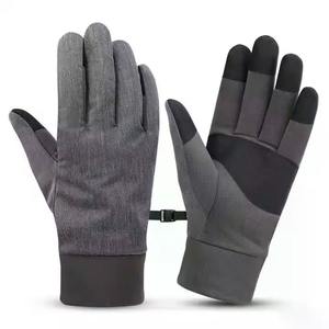 Gants d'hiver en cuir robustes, doublés thermiquement, pour le travail en extérieur par temps froid et la conduite - Product Image 2