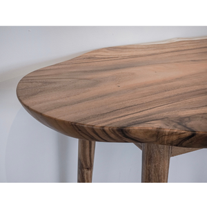 Table d'appoint console en bois massif style rustique pour villa et resort - Product Image 5