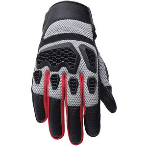 Gants de moto en gros avec coque de protection intégrée, protection latérale en cuir souple pour la conduite sportive à moto - Product Image 3