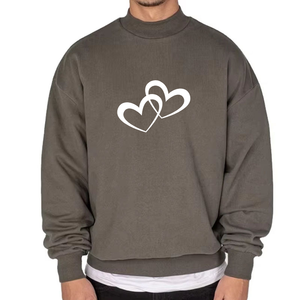 Sudadera personalizada unisex con cuello alto, forro polar, estampada, de alta calidad, estilo casual, para primavera, transpirable. - Product Image 5