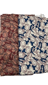 100% algodón Digital impreso satén tela personalizada Base flor estampado para niñas camisas popelina sarga tela Oxford - Product Image 2