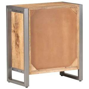 23.6 \ "x13.8 \" x28.3 \ "credenza in legno di Mango grezzo - Product Image 4