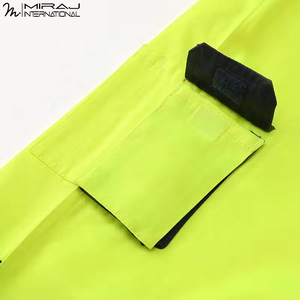 Pantalones de Seguridad de Alta Visibilidad para la Construcción, Duraderos, Color Amarillo con Paneles Oscuros en Contraste, Pantalones de Trabajo, Precio al por Mayor - Product Image 5