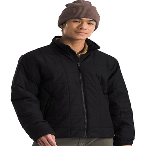Premium Men's Lightweight Padded <b>Waterproof</b> Breathable Eco-Friendly Anti-UV Hooded PU Fabric Jacket Warm Quilted Winter Coat - Product Image 2