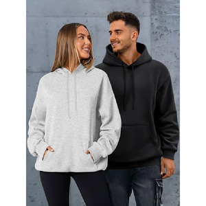 Sudadera con capucha verde lisa premium para hombre al por mayor, de ajuste holgado con hombros caídos, de forro polar, tipo jersey, personalizable con marca - Product Image 6