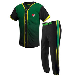 ชุดเบสบอลออกแบบโลโก้ใหม่ล่าสุด ขายส่งเสื้อผ้ากีฬา ชุดเบสบอลผู้ชาย - Product Image 1