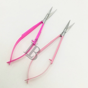 Top Deals Spring <b>Scissors</b> Stainless Steel Sustainable Spring <b>Scissors</b> Eyelash Eyebrow Curved Sharp Tip Makeup <b>Scissor</b> mink - Product Image 4