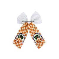 Nœud pour cheveux personnalisé en perles de rocaille motif vie marine avec détails brodés à la main et perles, pinces à cheveux tendance, autres accessoires vestimentaires
