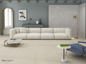 Hamilton Klif Premium Luxury Silver Grain Porcelain Floor <b>Wall</b> Tiles | High-End Marble Look | Modern Large Format 600x600mm - Product Image 1