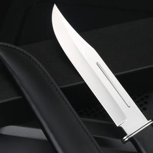 Outil multifonctionnel de survie pour le camping en plein air, qualité DIY, lame en acier inoxydable personnalisable, épaisseur 5 mm, manche en bois massif - Product Image 5