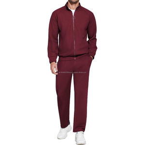 Ensemble de survêtement personnalisé pour homme 2026 – Coton et polyester 320 GSM – Tissu doux – Tenue de sport et d'entraînement deux pièces – Jogger et sweat à capuche 2026 - Product Image 1