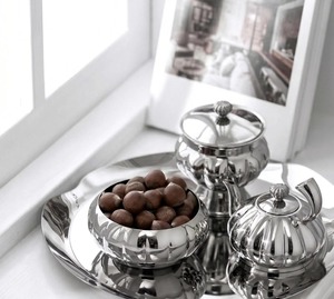 Modern Silver <b>Mirror</b> Finished Decorative Bowl Suitable For Snack Candy Chocolate Display And Table Styling From India - Product Image 5