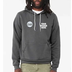 Hoodie surdimensionné personnalisé en coton doux grande taille style streetwear - Product Image 3