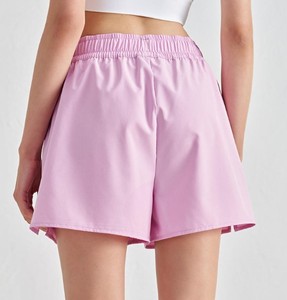 Shorts de sport vintage légers et tendance pour femme, taille haute, 100 % coton, avec fermeture éclair élastique, idéaux pour l'été et les tenues décontractées. - Product Image 6