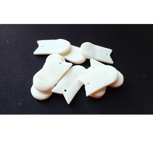 Pendentifs ovales en os d'alce naturel, fournitures de fabrication de bijoux en gros, breloques décoratives ANAM OVERSEAS Modèle AO-4943 Uttar - Product Image 3