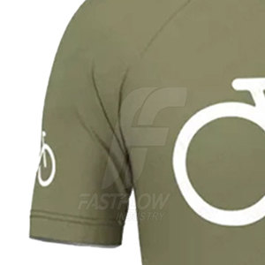 Ensemble de maillot et short de vélo pour hommes adultes tendance, respirant, en polyester, uniforme de cyclisme avec couleur et logo personnalisés - Product Image 5