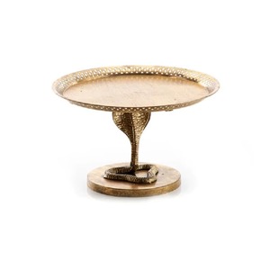 Exquisito Soporte Dorado con Base de Serpiente para Exhibición de Chocolate, Ideal para Postres en Eventos Especiales, Mesas de Fiesta y Regalos - Product Image 1