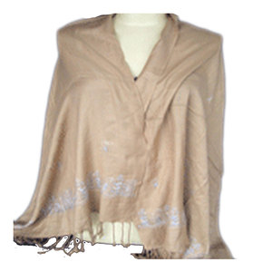 Elegante Bufanda de Viscosa con Bordado, Bufanda de Rayón Lisa, Suave y Ligera, Bufanda de Diseño Elegante para Mujer con Bordado Fino - Product Image 6