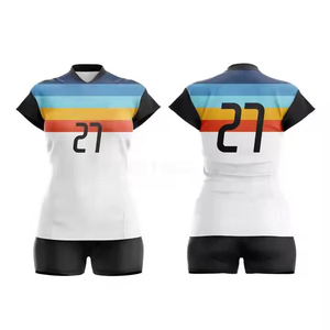 Women Volleyball Uniform Durable Fabric Training Apparel OEM Women Volleyball Kit Lightweight Team Sportswear Supplier - Product Image 1