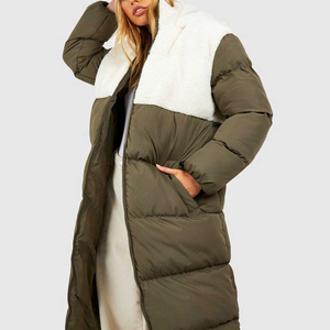 Women Fashion Winter Puffer Jacket Hooded Quilted <b>Bubble</b> <b>Coat</b> Long Sleeve Zip Up Casual Outdoor Warm Outerwear 2026 - Product Image 3