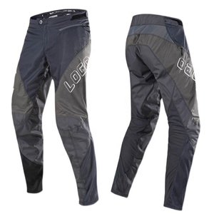 Pantalones de Motocicleta Negros y Grises para Hombre con Protección en las Rodillas, Transpirables, para Todas las Estaciones, Ropa de Carreras - Product Image 5