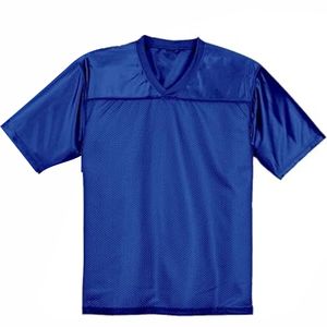 Maillot de rugby personnalisé de haute qualité, respirant, à manches courtes, grande taille, en mesh, 100% polyester et impression par transfert thermique - Product Image 2