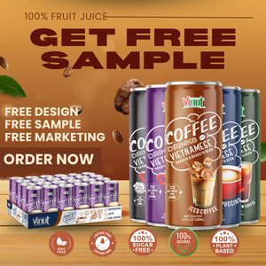 Vietnam Iced Coffee Drink 250ml Arabica & Robusta VINUT Fabricante Diseño de muestra gratis, mejor precio al por mayor, OEM/ODM - Product Image 5