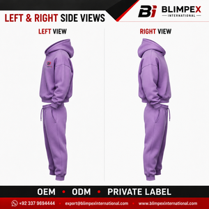 OEM Custom Logo Unisex Oversized Tracksuit Pullover Hoodie Jogger Pants Cotton Fleece Streetwear <b>Sports</b> <b>Set</b> Direct from Factory - Product Image 5
