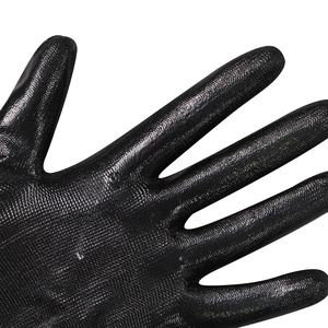 Gants en polyester/nylon + NBR anti-impact, sans silicone, sans poudre, respirants, lavables, avec revêtement NBR micro-sableux pour une adhérence lisse - Product Image 4