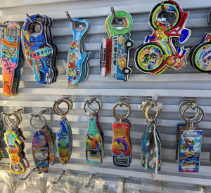 Destapador de Botellas Personalizado de Metal Ecológico con Borde Liso, Apto para Lavavajillas, Divertido Llavero Turístico - Product Image 4