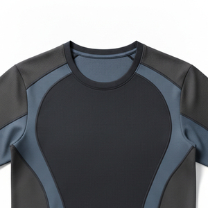 Camiseta de Compresión para Hombre de Marca Privada, Camiseta Deportiva Transpirable, Camiseta Deportiva para Gimnasio, Entrenamiento, Fitness, Camiseta Deportiva de Capa Base - Product Image 3