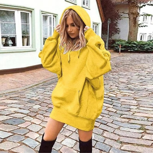 Sudadera con Capucha para Mujer de Alta Demanda, con Logotipo Personalizado, Estilo Casual, Corta, Oversize, Transpirable - Product Image 6