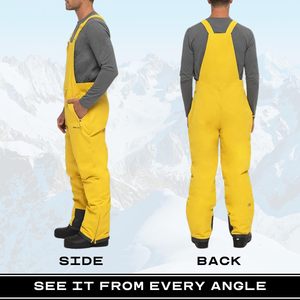Pantalon de travail d'hiver isolé et rembourré pour activités extérieures, durable, chaud, pour la chasse, les sports de neige, l'entraînement par temps froid - Product Image 3