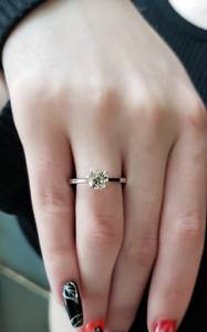 1.20 CT Lab Grown <b>Diamond</b> <b>Ring</b> in 18K Gold | Luxury IGI Certified Engagement <b>Ring</b> | Trendy VVS2 Bridal Jewelry - Product Image 3