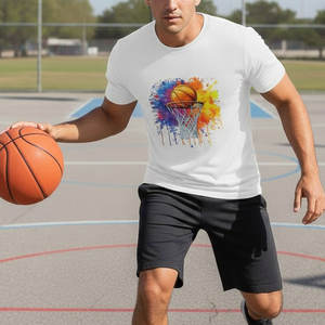 Camiseta de Baloncesto de Manga Corta, Tejido Deportivo que Absorbe la Humedad, Perfecta para un Estilo de Vida Activo y Uso en Equipo - Product Image 5