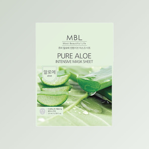 Mascarillas faciales Embiel Pure Aloe Intensive Mask Sheet, 10 unidades - Product Image 2