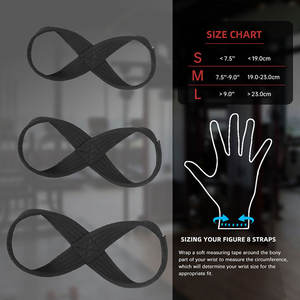 Sangles de musculation en néoprène souple personnalisées, dernier design, forme huit, pour entraînement en salle de sport, logo personnalisé OEM. - Product Image 3