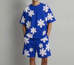 2026 Summer Men's Short Sleeve <b>T</b> Shirt Shorts Sets Breathable High Quality Street Wear Best Material Sale Cheap Price - Product Image 3
