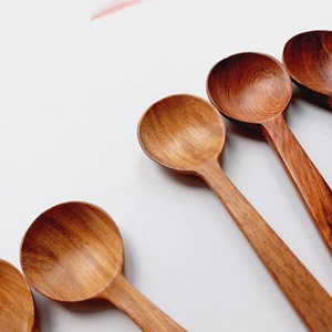 Mini cuillère à épices en bois de rose avec Logo personnalisé, vente en gros, service d'assaisonnement fabriqué au Vietnam, haute qualité - Product Image 2