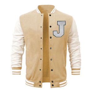 University Letterman Bomber Jacket Wholesale Custom Embroidery Letterman Varsity Jackets Front Logo Winter High Quality - Product Image 5