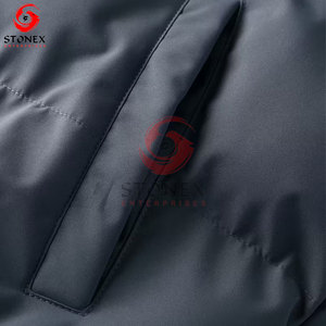 Chaqueta Acolchada con Capucha para Hombre, Cálida, Resistente al Viento, Impermeable, Ligera, Informal, de Invierno, Estilo Urbano, con Cierre - Product Image 3