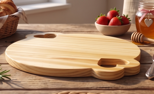 Planche à découper décorative en bois d'acacia et bambou pour servir la pizza et couper le fromage en cuisine (vente en gros) - Product Image 6