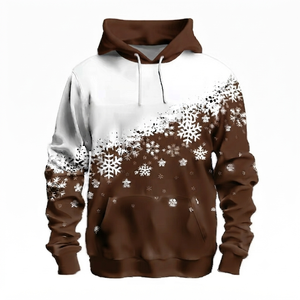 Sudadera con Capucha de Forro Polar Sólido para Hombre - 100% Algodón, Estilo Urbano, Deportiva, con Bolsillos, Ecológica, de Secado Rápido, Transpirable, para Invierno - Product Image 5