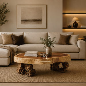 Handmade Rustic Wood <b>Coffee</b> <b>Table</b> Modern Living Room Furniture - Product Image 2