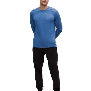 Maillots de compression à manches longues pour hommes, protection UV UPF50, séchage rapide, respirants, en polyester écologique 180g - Product Image 5