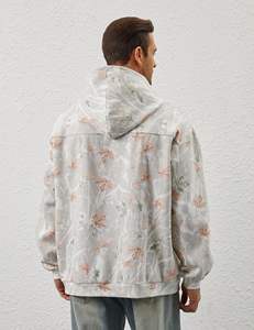 Sudaderas con Capucha para Hombre, Nuevas, OEM/ODM, Transpirables, de Color Sólido - Product Image 4