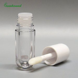 Manufacturer Best Quality 5ml Capsule Shaped Lip <b>Gloss</b> Packaging PET <b>Clear</b> Tube Screw Cap For High-End Cosmetic Products OEM - Product Image 1
