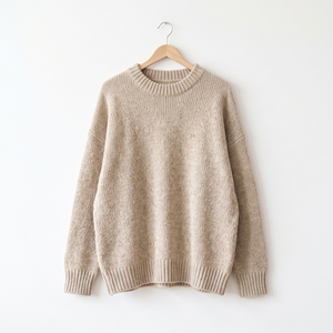 Suéter de lana extragrande para mujer, para invierno |   Suéter Casual Cálido Premium |   Fábrica Mayorista OEM ODM |   Logotipo Personalizado |   MOQ bajo - Product Image 2