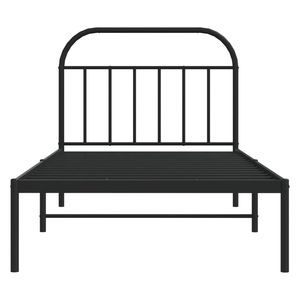 Base de Cama Individual en Acero con Recubrimiento en Polvo Negro - Product Image 6