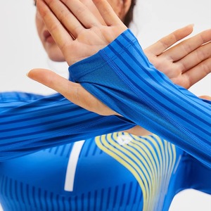 <b>Women</b> Fitness Sports Long Sleeve <b>Top</b> Quick Dry Gym Yoga Shirt Quarter <b>Zip</b> Slim Fit Running Workout Activewear Front - Product Image 4